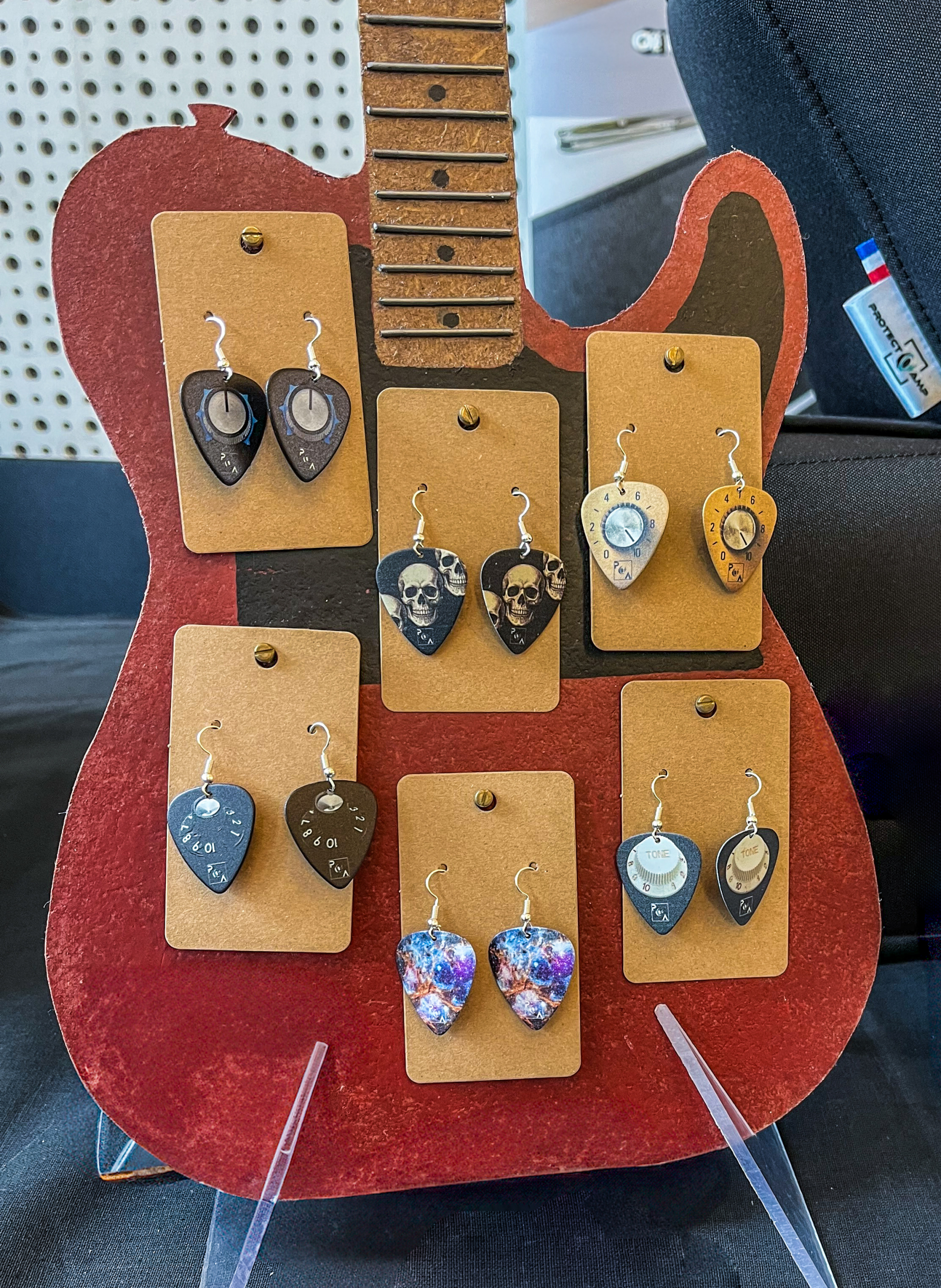 Boucles d'oreilles médiators